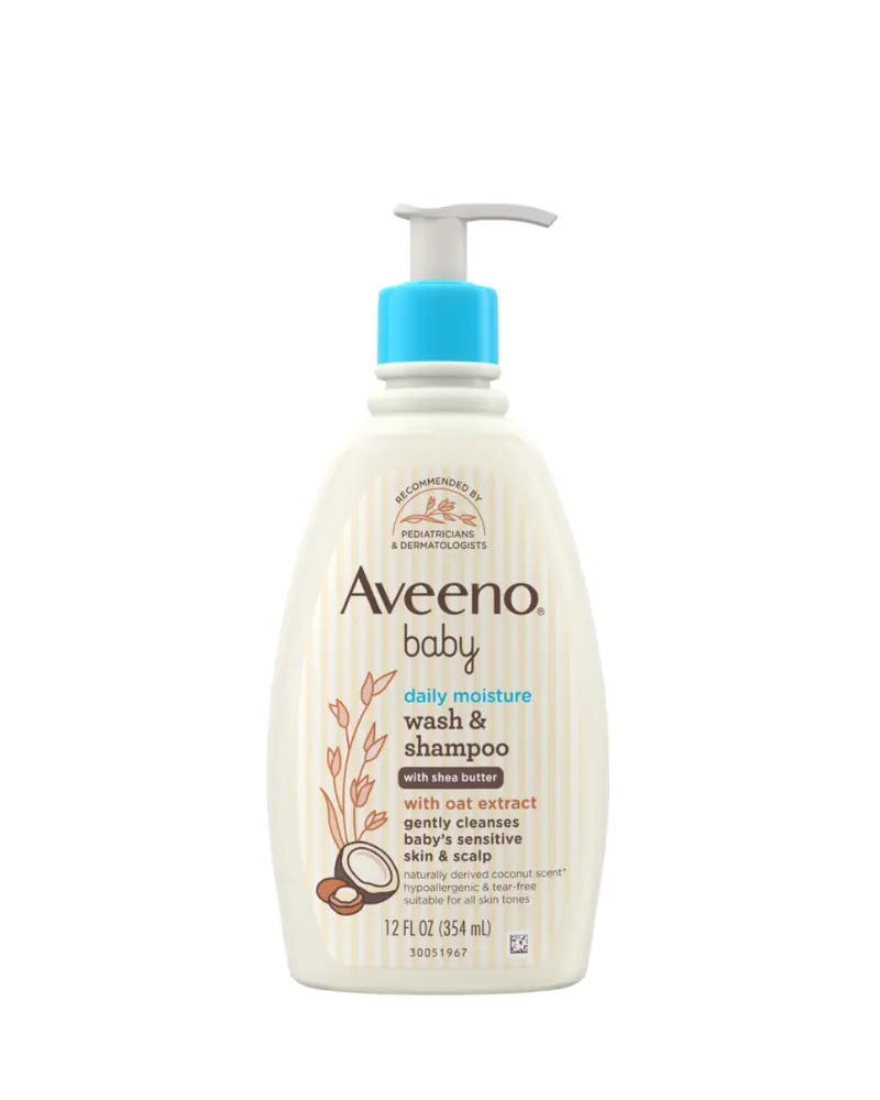 Aveeno Baby Daily Moisture Wah & Shampoo 532ml