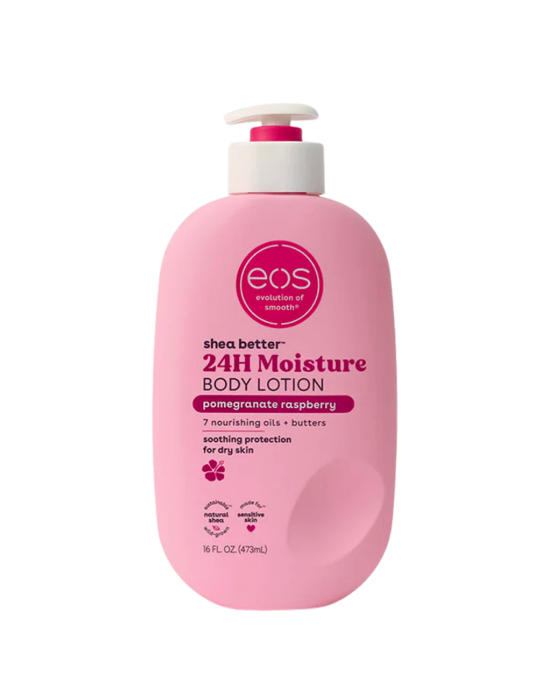 EOS Shea Butter 24H Moisture Body Lotion Pomegranate Raspberry 473ml