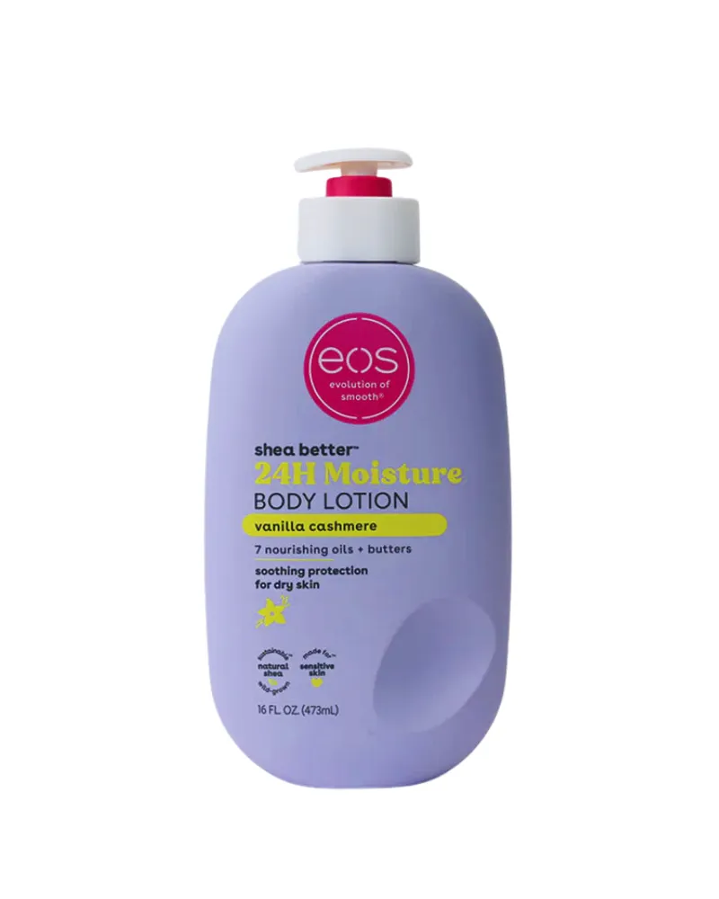 EOS Shea Butter 24H Moisture Body Lotion Vanilla Cashmere 473ml
