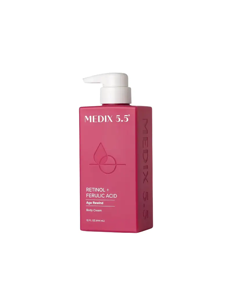 Medix 5.5 Retinol + Ferulic Acid Age Rewind Body Cream 444ml