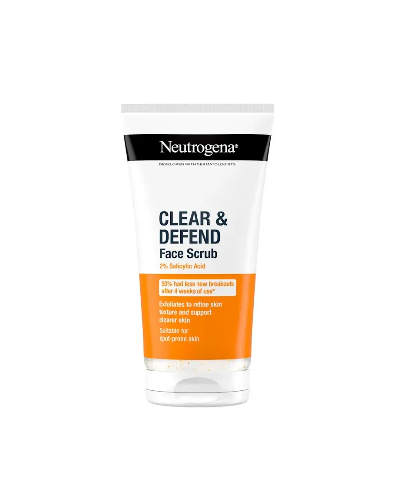 Neutrogena clear and defend face scrub 2% Salicylic Acid 159ml
