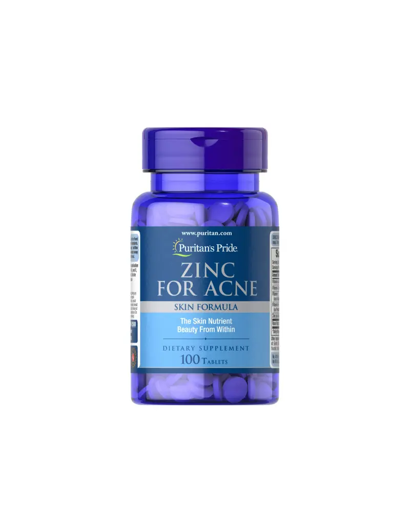 Puritan's Pride Add to favorites Zinc for Acne 100 Tablets