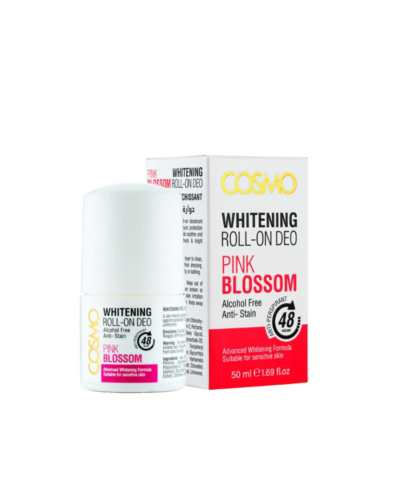 cosmo whitening roll on deo pink blosom 50ml