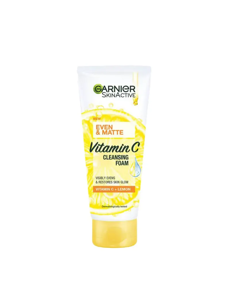 Garnier Skin Active Even and Matte Vitamin C Cleansing Foam 100ml