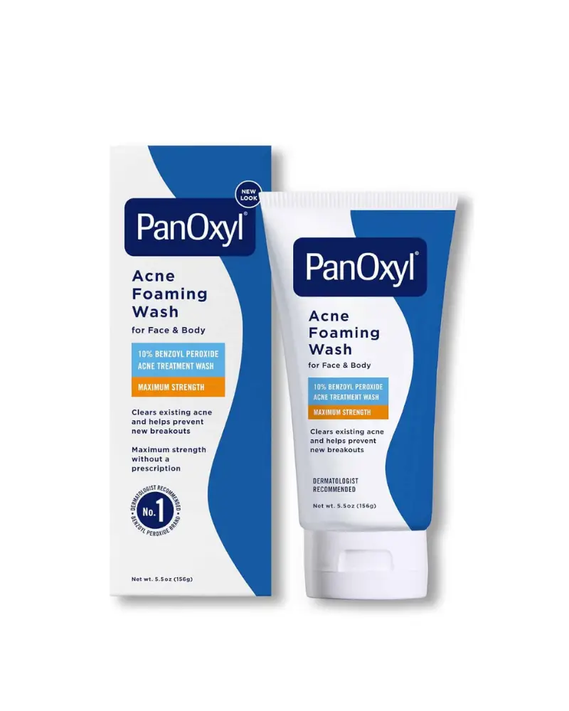 panoxyl acne creamy wash 10% benzoyl peroxide acne treatment 156g