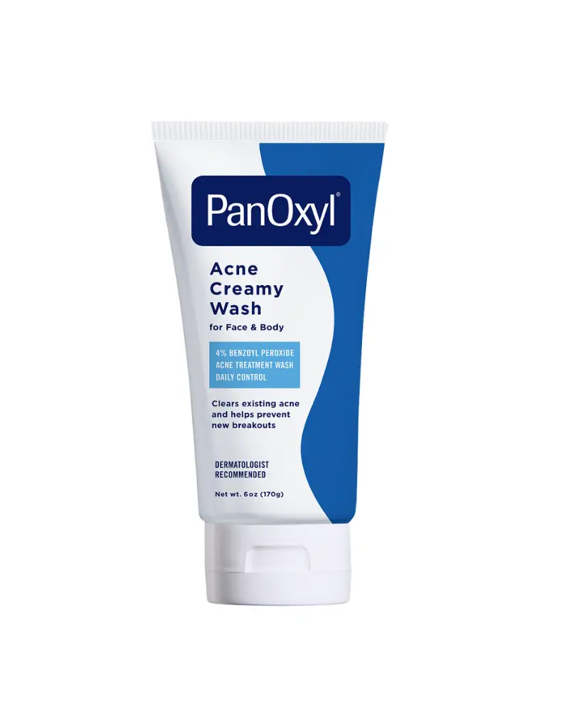 panoxyl acne creamy wash 4% benzoyl peroxide acne treatment 170ml