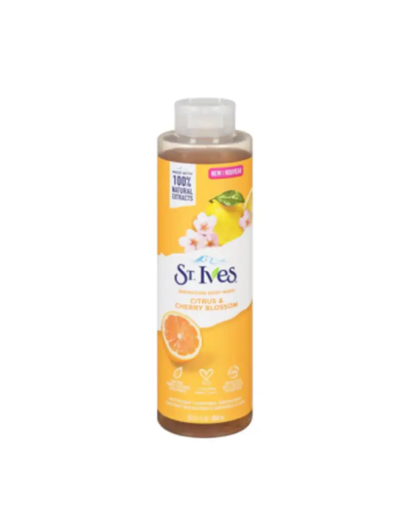 st ives energizing body wash citrus & cherry blossom 650ml