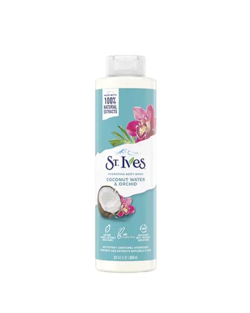 st ives exfoliating body wash sea salt & pacific kelp 650ml