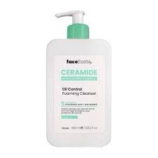 face facts ceramide oil control foaming cleanser 400ml