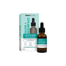 Facefacts glow+resurface lactic acid AHA serum 30ml