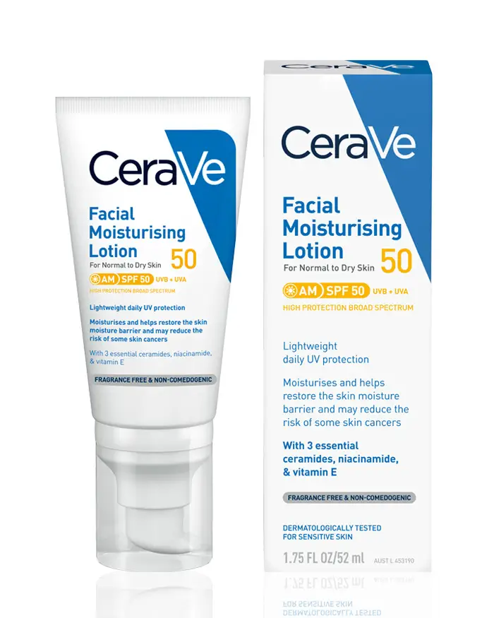 CeraVe Facial Moisturising Lotion (Am spf50 UVB+UVA)