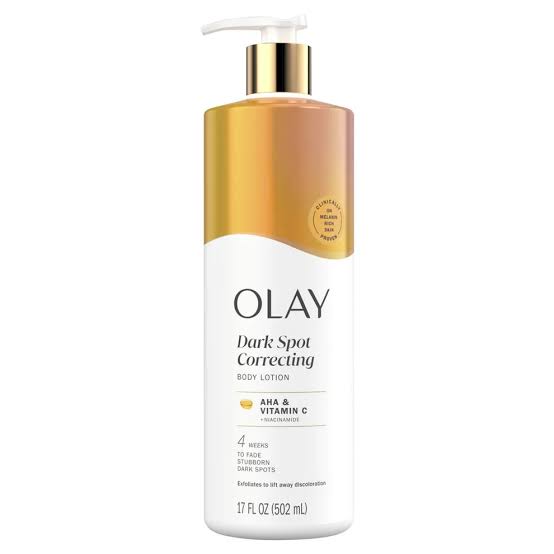 Olay dark spot correcting lotion. (AHA & VITAMIN C + NIACINAMIDE)